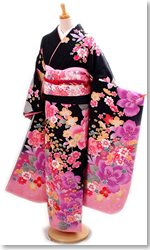黒ラメ花つくし_i032