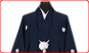 濃紺紋服セット