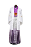 白×紫紋服セット01