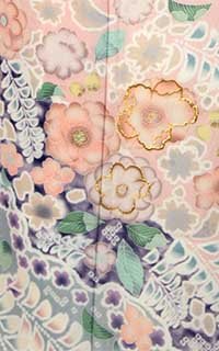 ピンク辻ヶ花