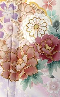 クリーム菊雪輪