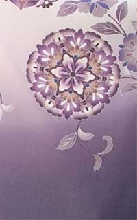 グレーモダンフラワー