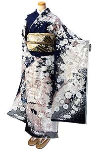 ネイビー濃紺（仮絵羽）