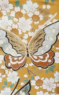 黄桜と蝶Details1