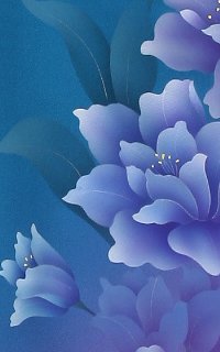 ブルー花
