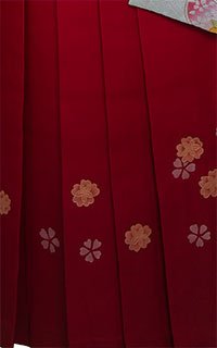 赤ぼかし小花