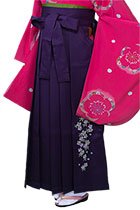 紫縦桜