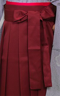 えんじ縦桜