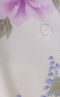 アイボリー紫花
