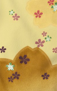 うぐいす色に桜