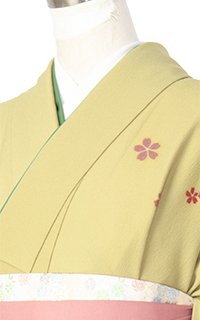 うぐいす色に桜