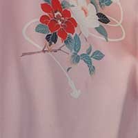 ピンク山茶花