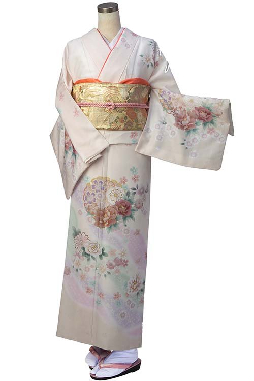 クリーム菊雪輪