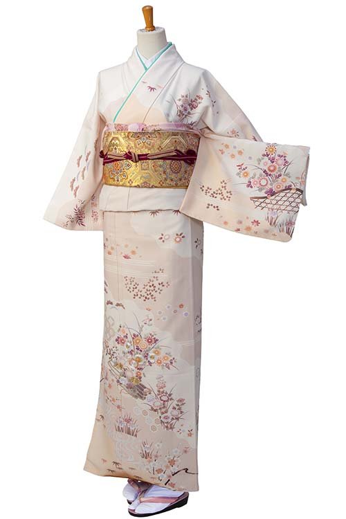 クリーム花かご水仙