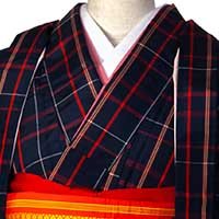 紺格子