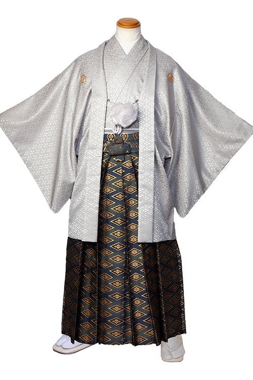 グレー菱