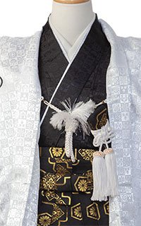 白羽織中黒市松