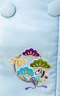 水色松被布にたてや